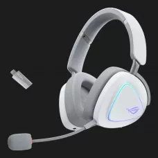 Ігрова гарнітура ASUS ROG Delta II (White) (UA)