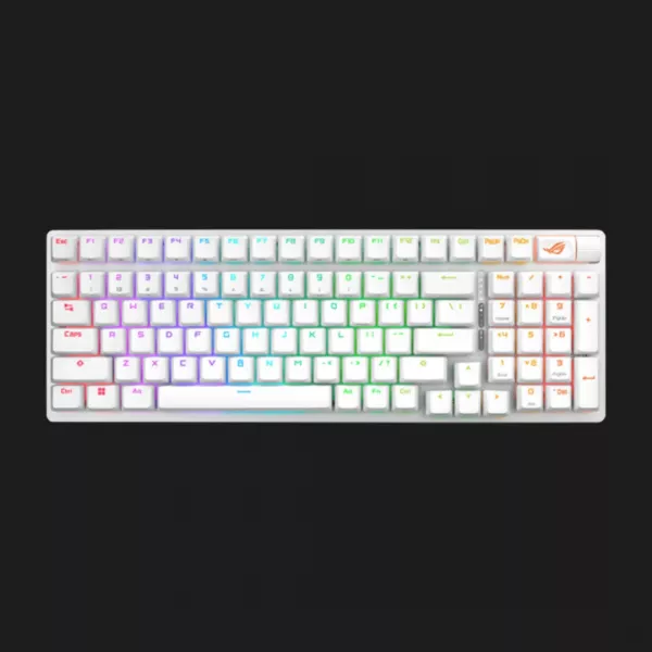 Клавіатура ASUS ROG Strix Scope II 96 Wireless NX Snow EN PBT (White) (UA)