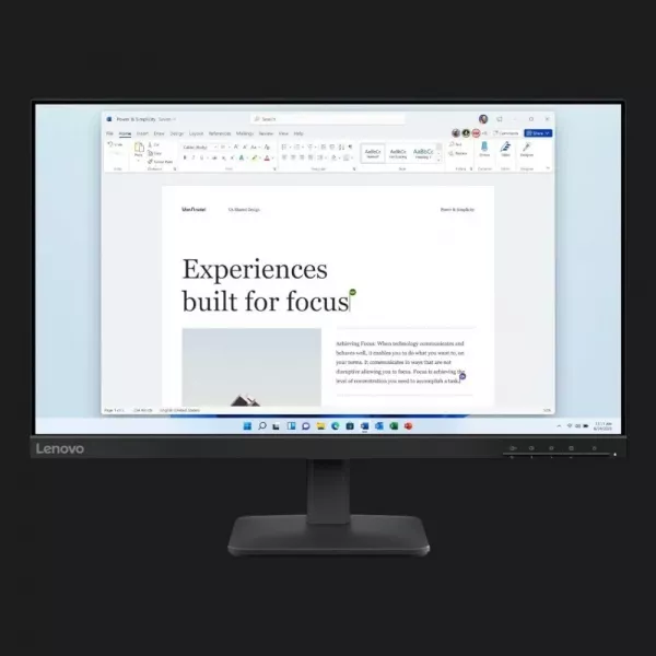 Монітор Lenovo 23.8" L24-4e IPS 100Hz 68C2KAC1UA (UA)