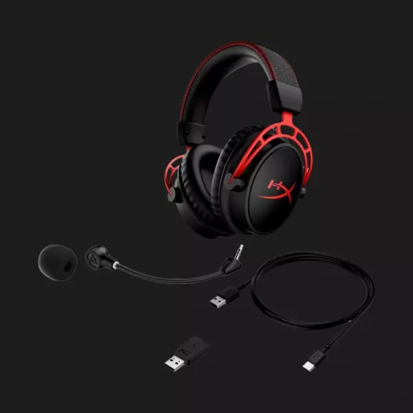 Ігрова гарнітура HyperX Cloud Alpha WL/USB-A (Black/Red) (EU)