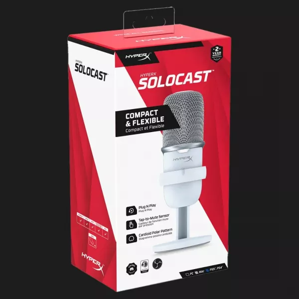 Мікрофон HyperX SoloCast (White) (EU)