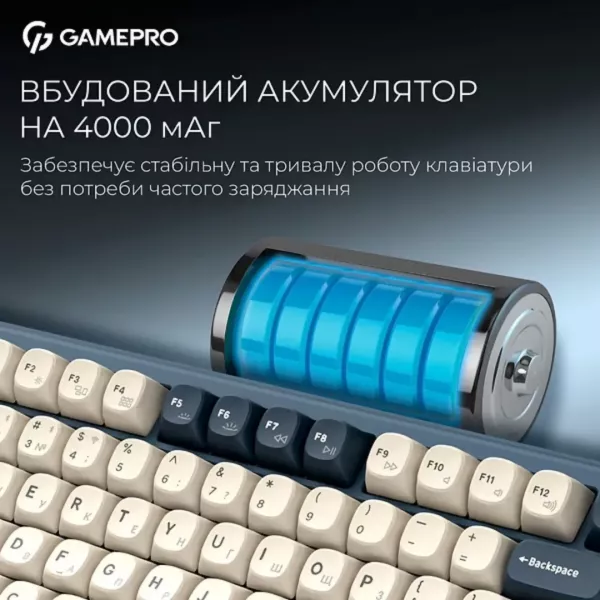 Клавіатура GamePro Asgard Yord (MK266BL) (Blue) (UA)