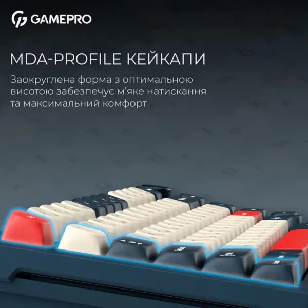 Клавіатура GamePro Asgard Yord (MK266BL) (Blue) (UA)