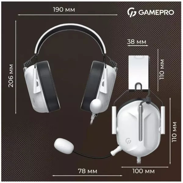 Гарнітура GamePro Genesis Hunter (White) (UA)