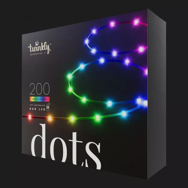 Гірлянда Smart LED Twinkly Dots Lights RGB 200 IP44 10м