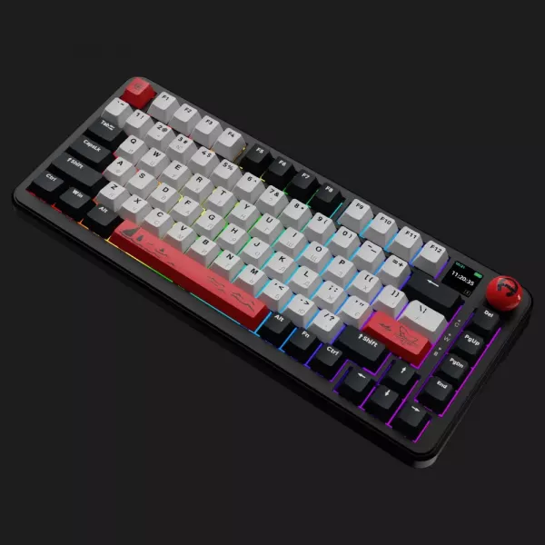 Клавіатура ігрова Ajazz AK820 MAX Avocado Switch (Black) (AK820MAX-AS-BG) (UA)