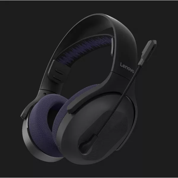 Гарнітура Lenovo Legion H410 Wireless Gaming Headset (GXD1R34013) (Black/Violet) (UA)