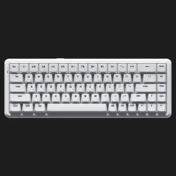 Клавіатура ігрова Ajazz AK680 MAX (White) (AK680-WM-W-A) (UA)