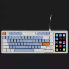 Клавіатура ігрова Ajazz AKP815 Red Switch (White/Blue) (AKP815-R-WBO) (UA)