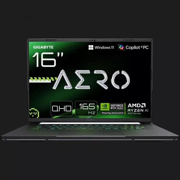 Ноутбук Gigabyte Aero X16 1WH 16" (AMD Ryzen AI 7/32GB/1TB (SSD)/RTX 5070) (1WH93USC64DH) (Standard)