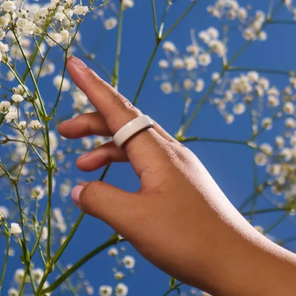 Смарт-кільце Oura Ring 4 Ceramic Cloud Size 9