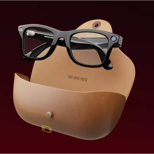 Смарт-окуляри Ray-Ban Meta Skyler (Shiny Black /Clear) (RW4010 601/SB 52-20) (M)