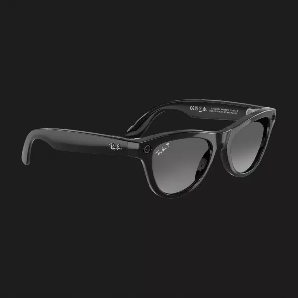 Смарт-окуляри Ray-Ban Meta Skyler (Gen 2) (Shiny Black/Gradient Graphite) (RW4014 601/T3 52-20) (M)