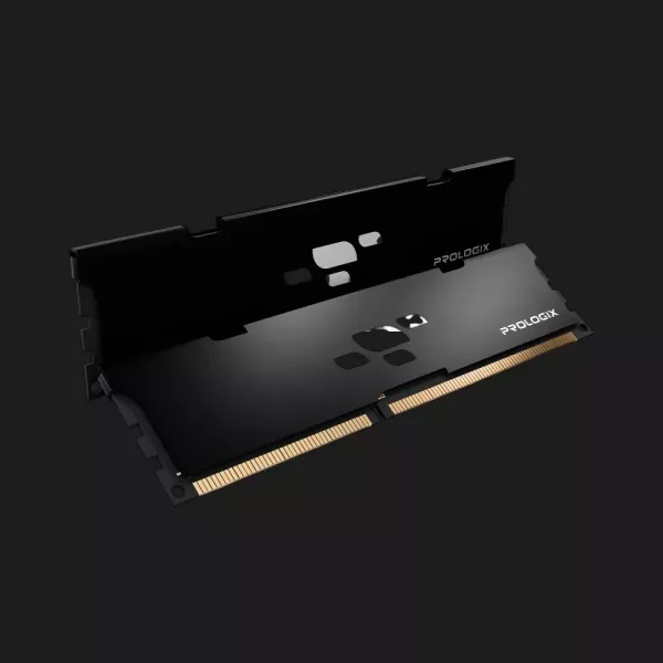 Оперативна памʼять Prologix Black DDR5 32GB 2x16GB 6000MHz (PRO32GB6000B5K)