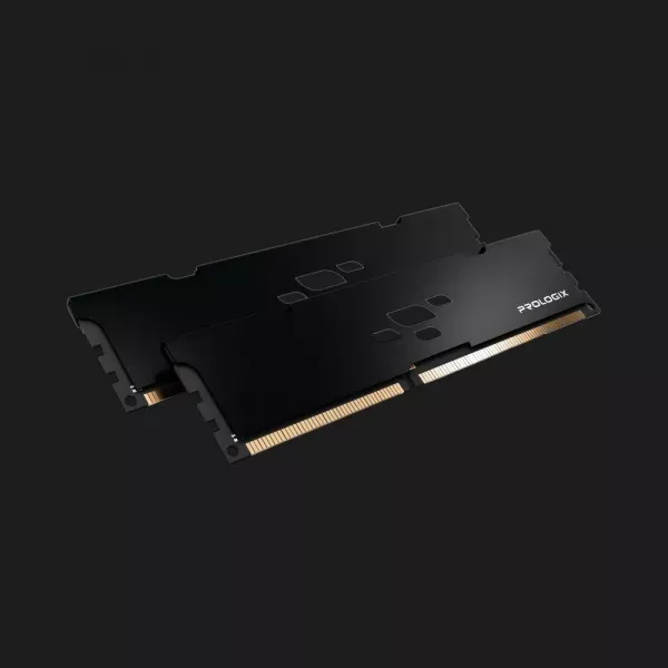 Оперативна памʼять Prologix Black DDR5 32GB 2x16GB 6000MHz (PRO32GB6000B5K)