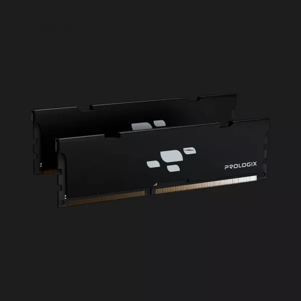 Оперативна памʼять Prologix Black DDR5 32GB 2x16GB 5600MHz (PRO32GB5600B5K)