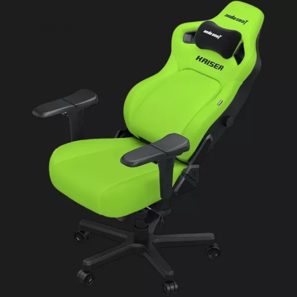 Крісло ігрове Anda Seat Kaiser 4 V2 XL PVC (Cyber Green) (UA)