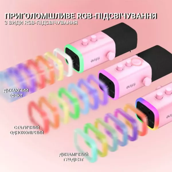 Мікрофон Fifine TAM8P (Pink) (UA)