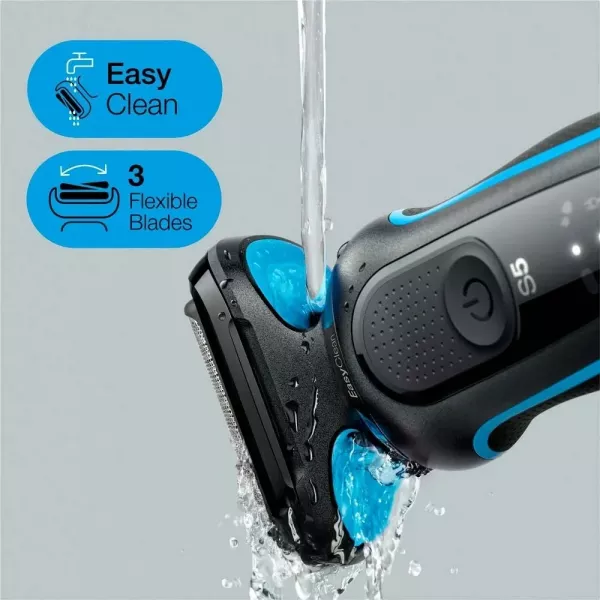 Електрична бритва BRAUN Series 5 Wet&Dry (51-B1000s) (Black/Blue)