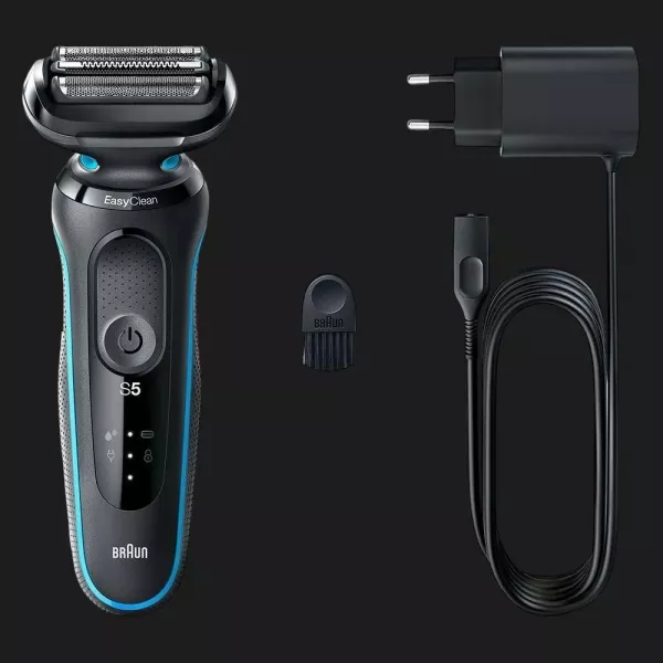 Електрична бритва BRAUN Series 5 Wet&Dry (51-M1000s) (Black/Mint)