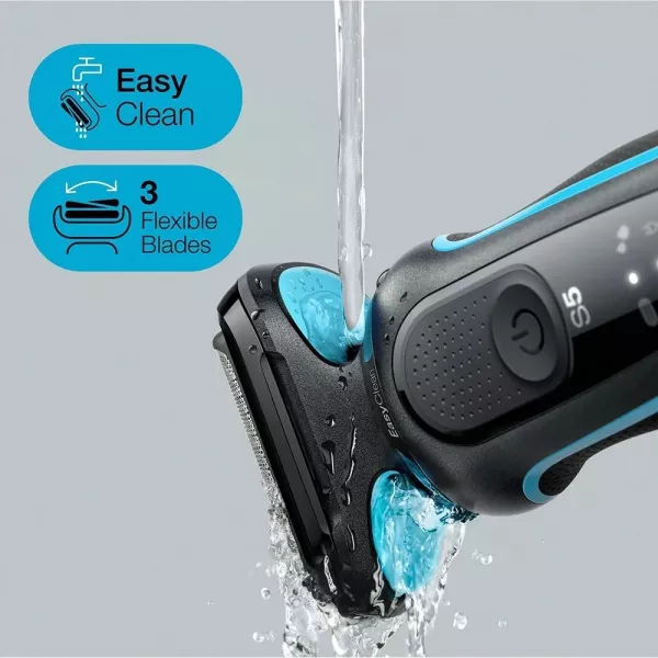 Електрична бритва BRAUN Series 5 Wet&Dry (51-M1000s) (Black/Mint)