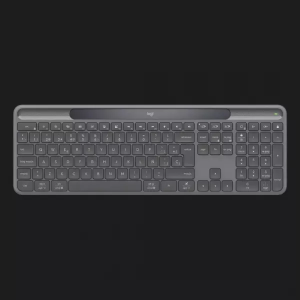 Клавiатура бездротова Logitech Slim Solar+ (Graphite) (UA)
