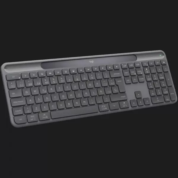 Клавiатура бездротова Logitech Slim Solar+ (Graphite) (UA)
