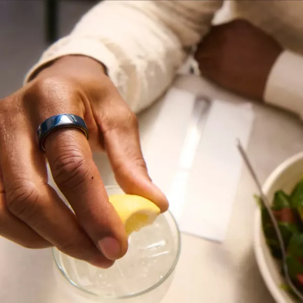Смарт-кільце Oura Ring 4 Ceramic Midnight Size 12