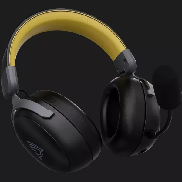 Гарнітура Ajazz AHM08 MAX (Black/Gray/Yellow) (UA)