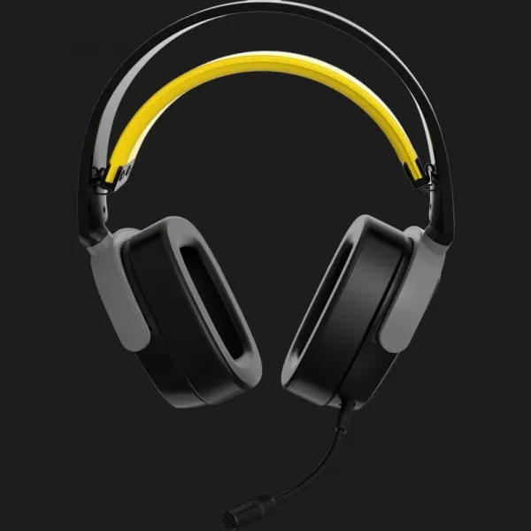 Гарнітура Ajazz AHM09 MAX (Black/Gray/Yellow) (UA)