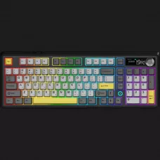 Клавіатура Ajazz AK980 V2 Gift Switch V2 (Black/Gray/Yellow) (UA)