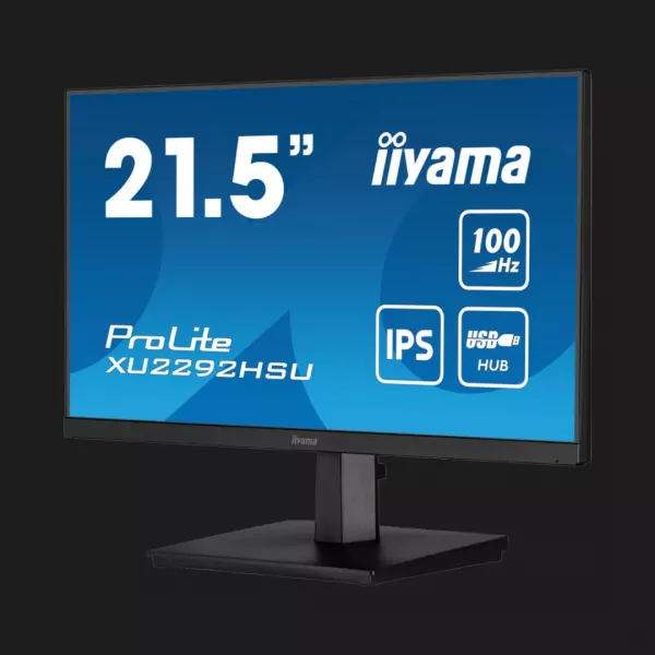 Монітор iiyama 21.5" ProLite IPS 100Hz XU2292HSU-B6 (UA)