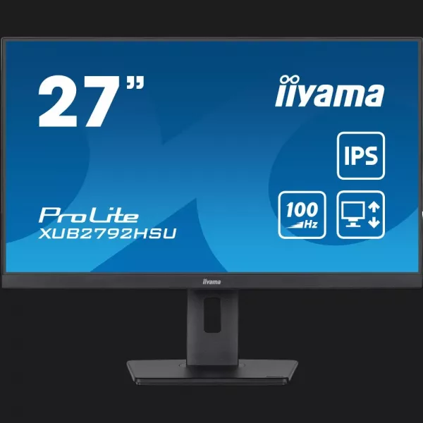 Монітор iiyama 27" IPS 100Hz XUB2792HSU-B6 (UA)