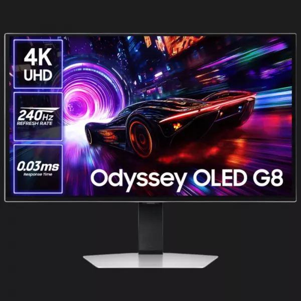 Ігровий монітор Samsung 27" Odyssey G8 OLED 240Hz (LS27FG812SIXUA) (UA)