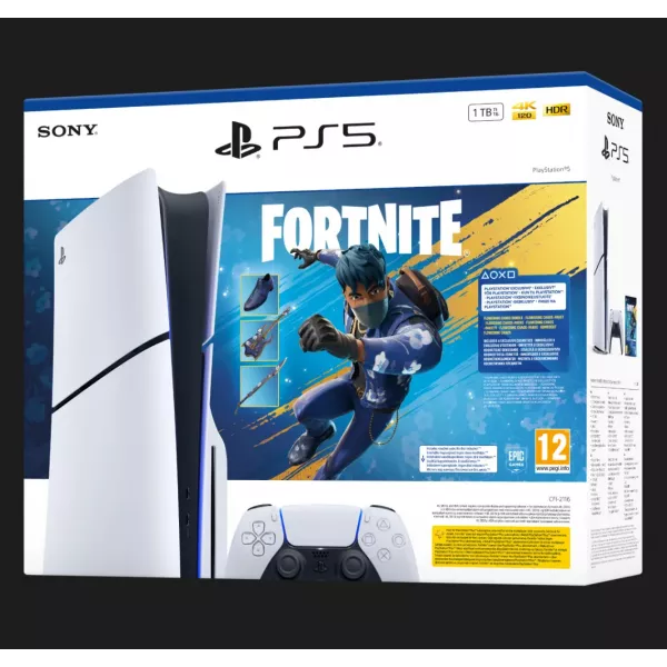 Ігрова приставка Sony PlayStation 5 Slim (Blu-Ray) (Fortnite Flowering Chaos Bundle) (1TB)