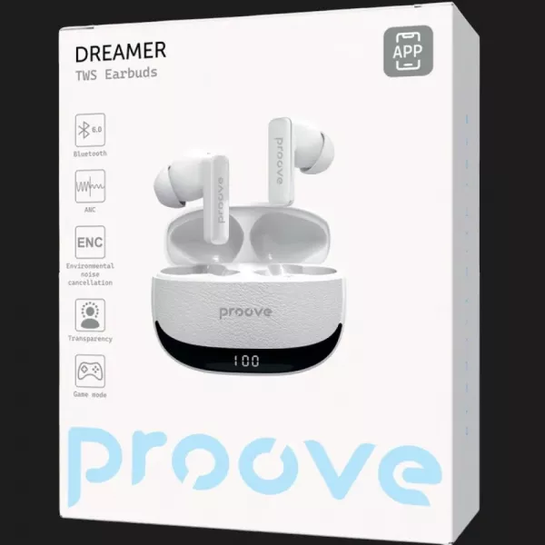 Навушники Proove Dreamer TWS with ANC (White)