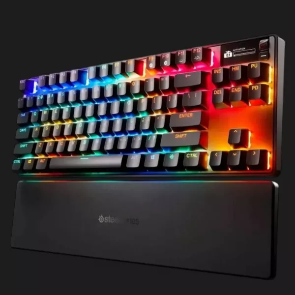 Клавіатура оптична SteelSeries Pro TKL WL Gen 3 HyperMagnetic OmniPoint 3.0 OLED (64871) (UA)