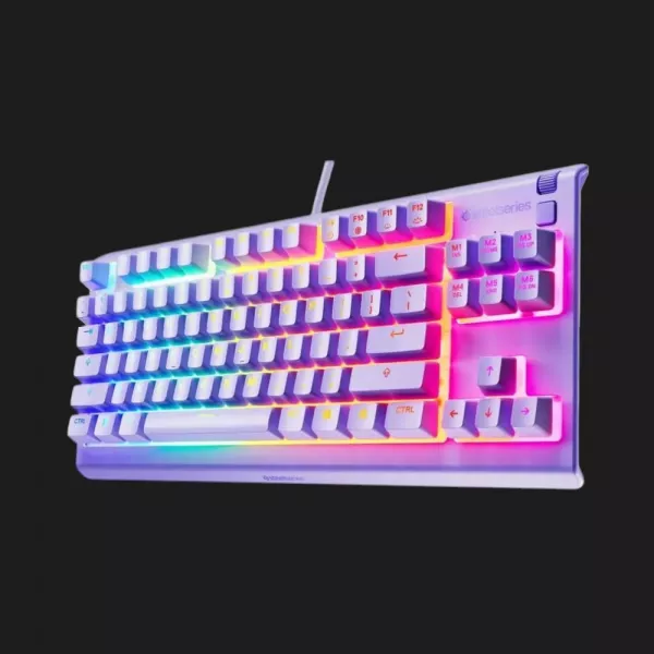 Ігрова клавіатура SteelSeries Apex 3 TKL (UA) (Lavender)