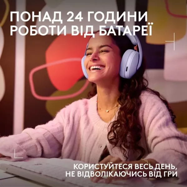 Гарнітура Logitech G325 Lightspeed Wireless (Lilac) (UA)