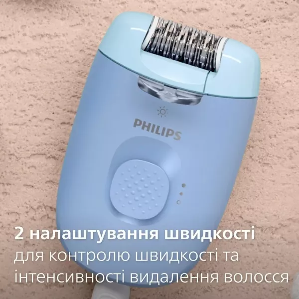 Епілятор Philips Series 4000 (BRE247/00) (Blue)