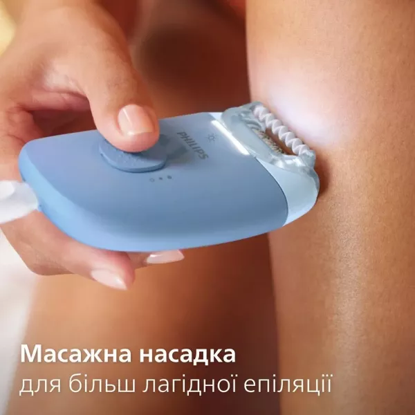 Епілятор Philips Series 4000 (BRE247/00) (Blue)