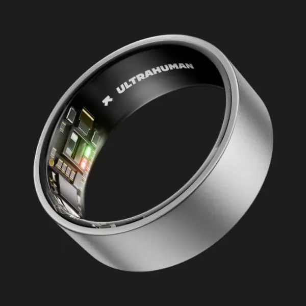 Смарт-кільце Ultrahuman Ring AIR Raw Titanium Size 8