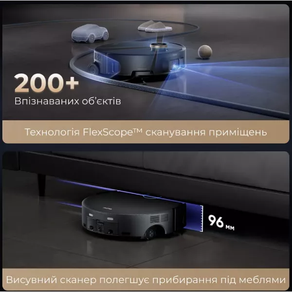 Робот-пилосос Mova Z60 Ultra Roller Complete (Black)