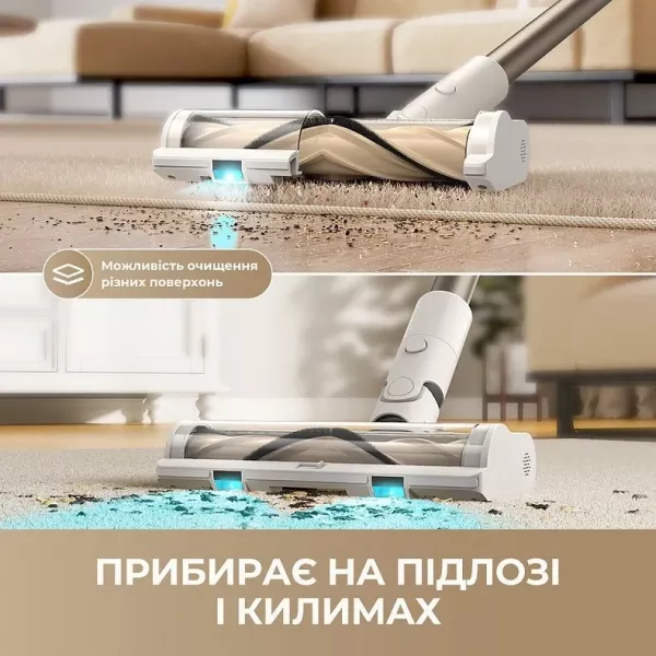 Акумуляторний пилосос Dreame R10s Aqua (White)
