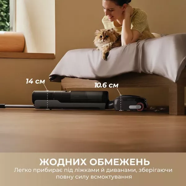 Акумуляторний пилосос Dreame H15 Pro FoamWash (HHR46D)