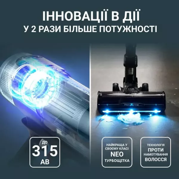 Акумуляторний пилосос Rowenta X-Force Flex 16.60 Animal (RH9C71E0)