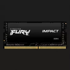 Оперативна памʼять Kingston Fury Impact SO-DIMM DDR4 16GB 1x16GB 3200MHz (KF432S20IB/16)