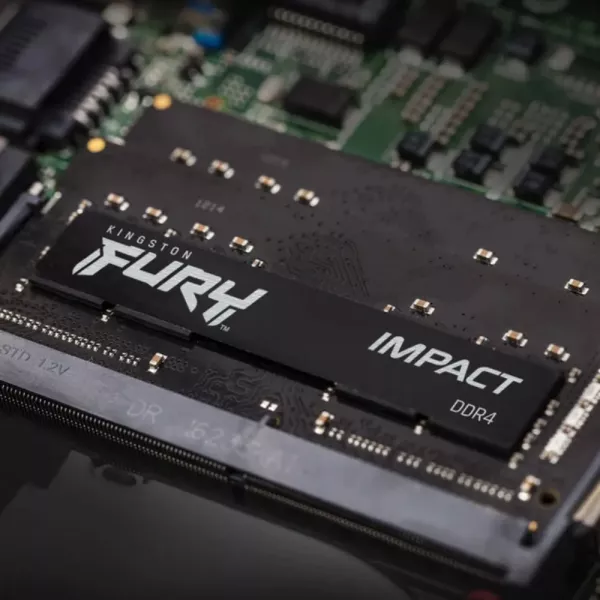 Оперативна памʼять Kingston Fury Impact SO-DIMM DDR4 32GB 1x32GB 3200MHz (KF432S20IB/32)