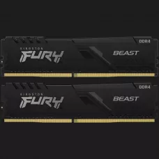 Оперативна памʼять Kingston Fury Beast DDR4 32GB 2x16GB 3200MHz (KF432C16BBK2/32)