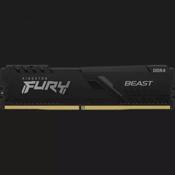 Оперативна памʼять Kingston Fury Beast DDR4 32GB 2x16GB 3200MHz (KF432C16BBK2/32)